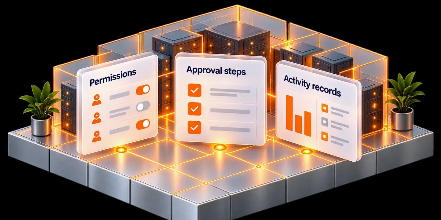 Set the boundaries for how AI accesses information and performs tasks.